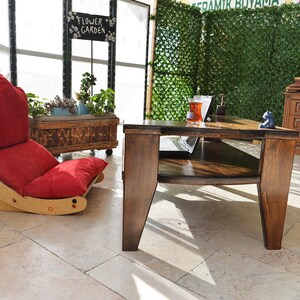 Floor chair, complete with cushion; fabric and wood color can be customized. image 11