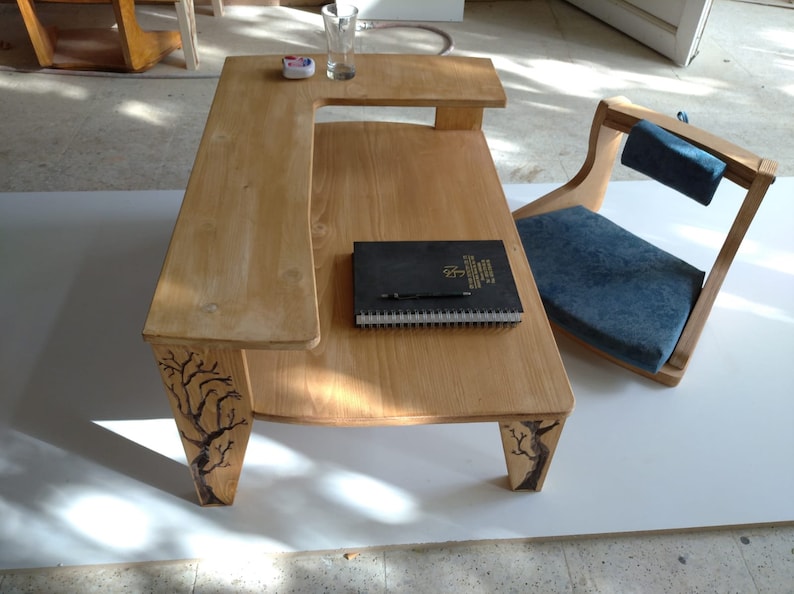 Portable Wooden Desk , Low Desk,laptop Stand,home Office Tatami,work