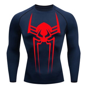 Adelante Ceniza Rizo Spiderman Compression Shirt - Etsy