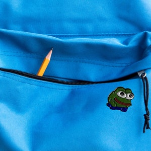 Pepe Meme Pin PepeHappy Enamel Pin Badge mit Verschluss Bild 2