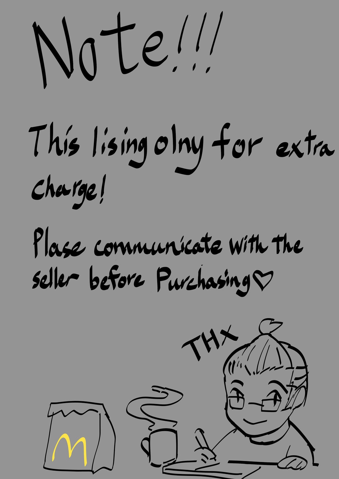 Anime Style Commission （extra Charge #1 ） - Etsy