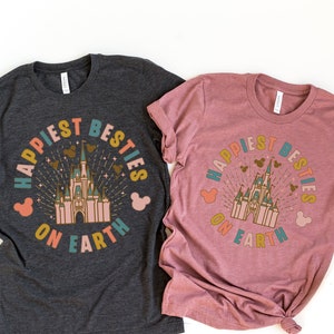 Happiest Besties On Earth Shirt, Disney Balloon Shirt, Disney Group Shirt, Disney Besties Shirt, Disney Best Friends, Disney Vacation Shirt