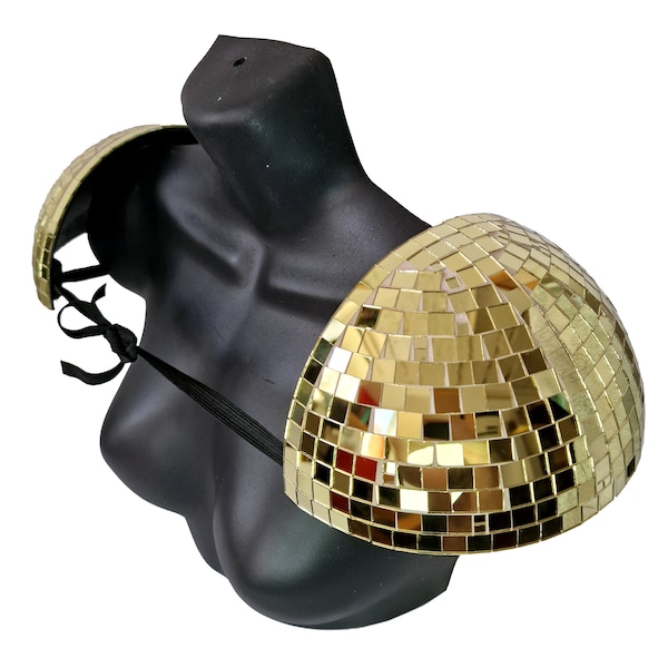 Disco Tinsel Shoulder Pads Adult main image 1