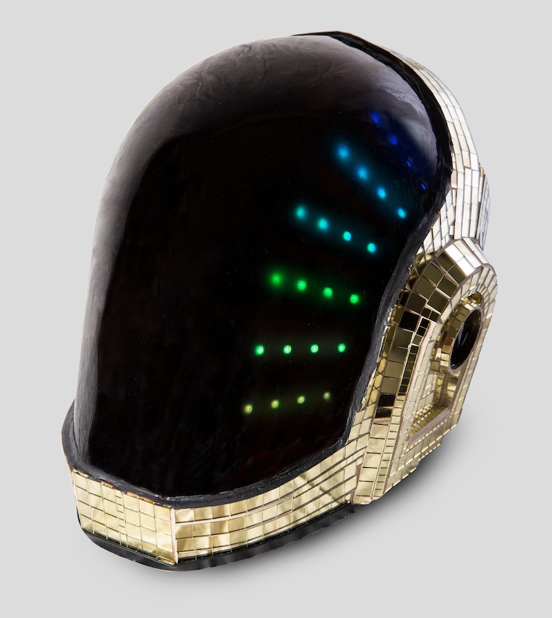 Disco Ball Daft Punk Helmet Guymanuel Electric Version Etsy