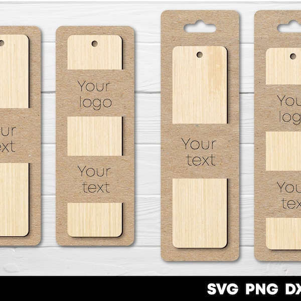 Marque-page manchon svg Marque-page titulaire svg Marque-page enveloppe modèle Marque-page affichage carte svg Marque-page boîte svg Emballage svg Cricut Glowforge