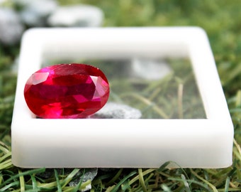 Below 1ct Natural Ruby Oval Cut Loose Gemstone 1 piece Many Sizes Clarity SI-I 