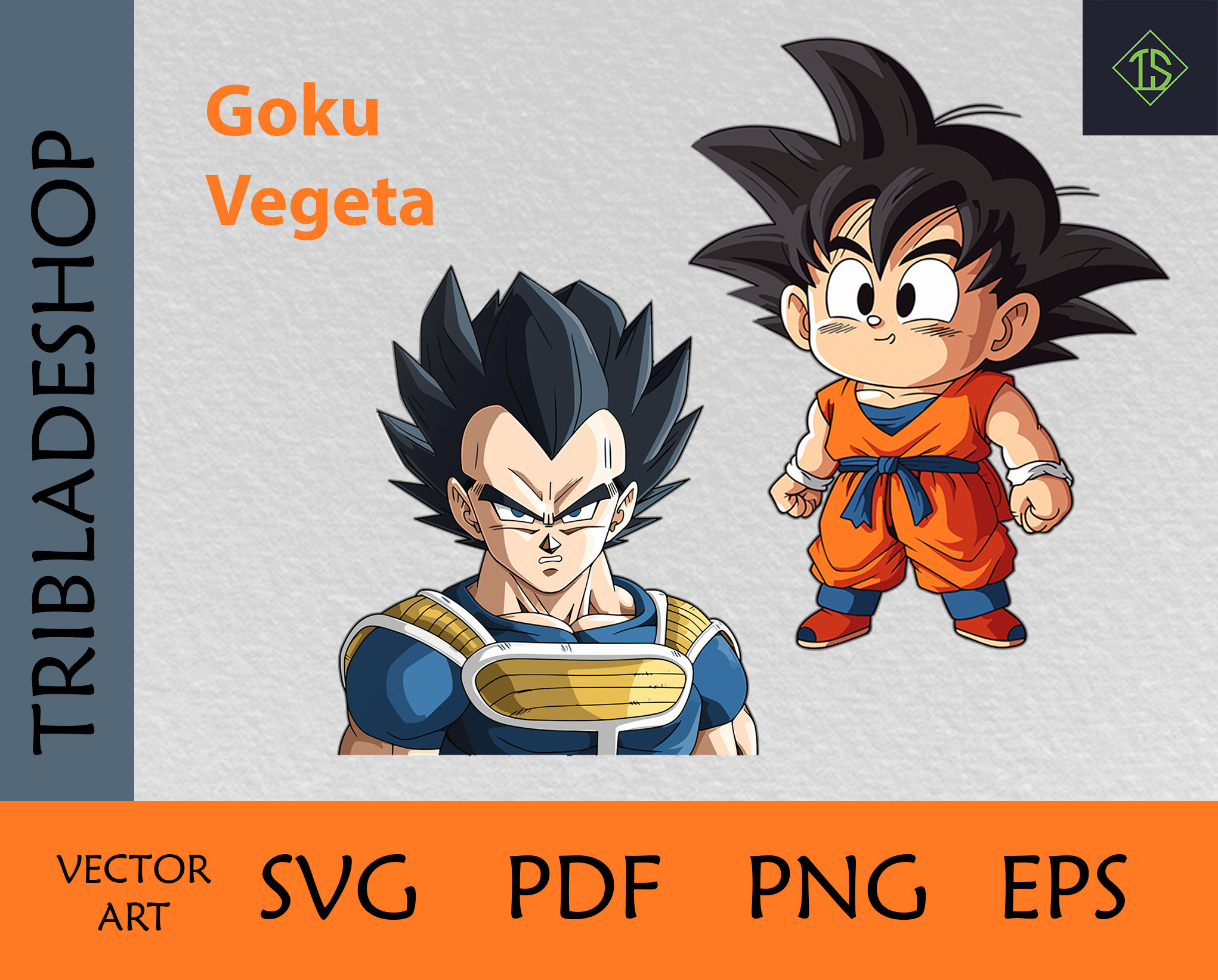 Dragon Ball Z Svg, Dxf, Eps, Png, Clipart, Silhouette and Cutfiles #3