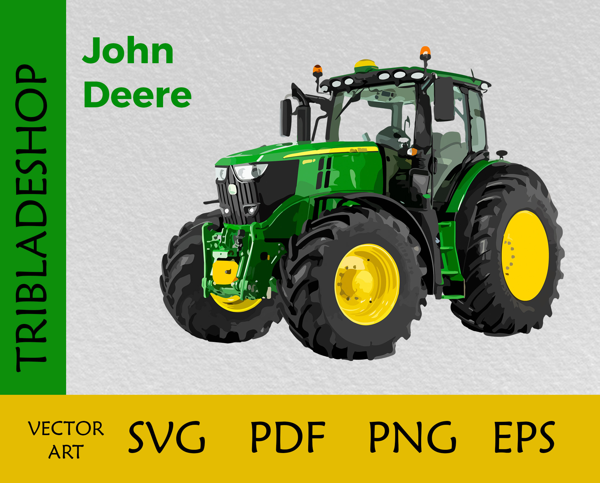 John Deere Logo PNG Transparent & SVG Vector - Freebie Supply