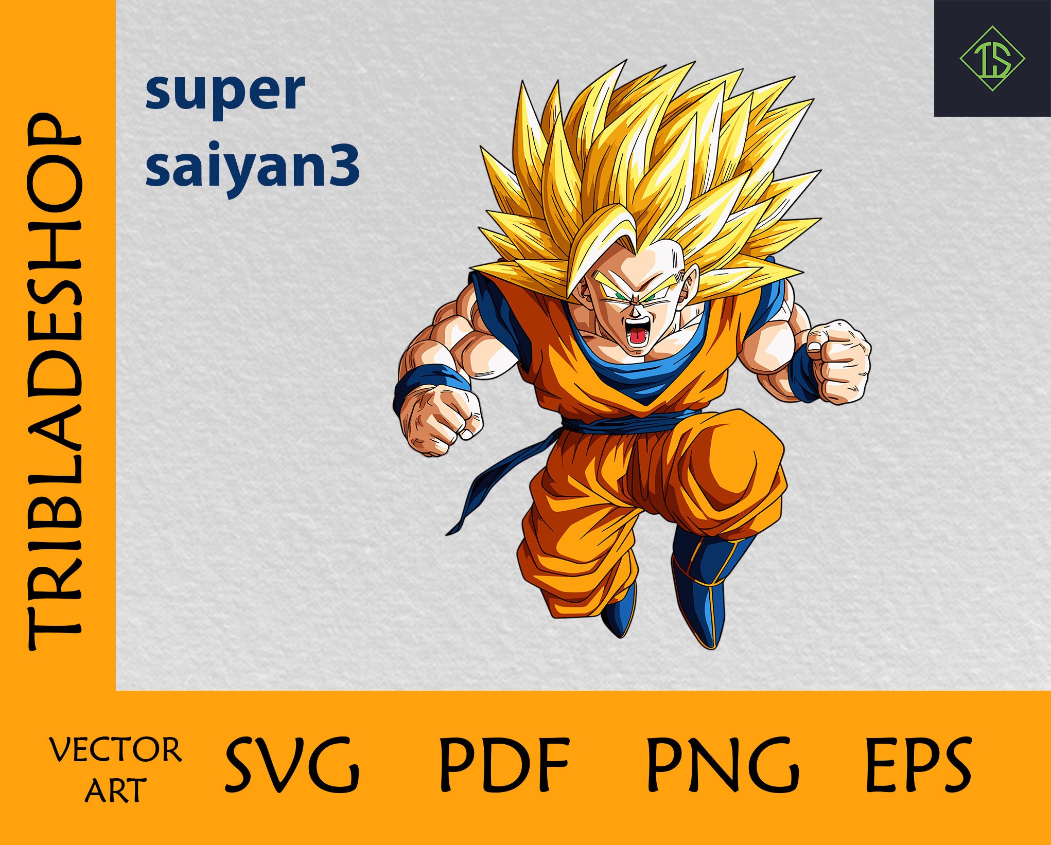 Super Saiyan 3 Goku Art Board Print for Sale by ItalianBrussel