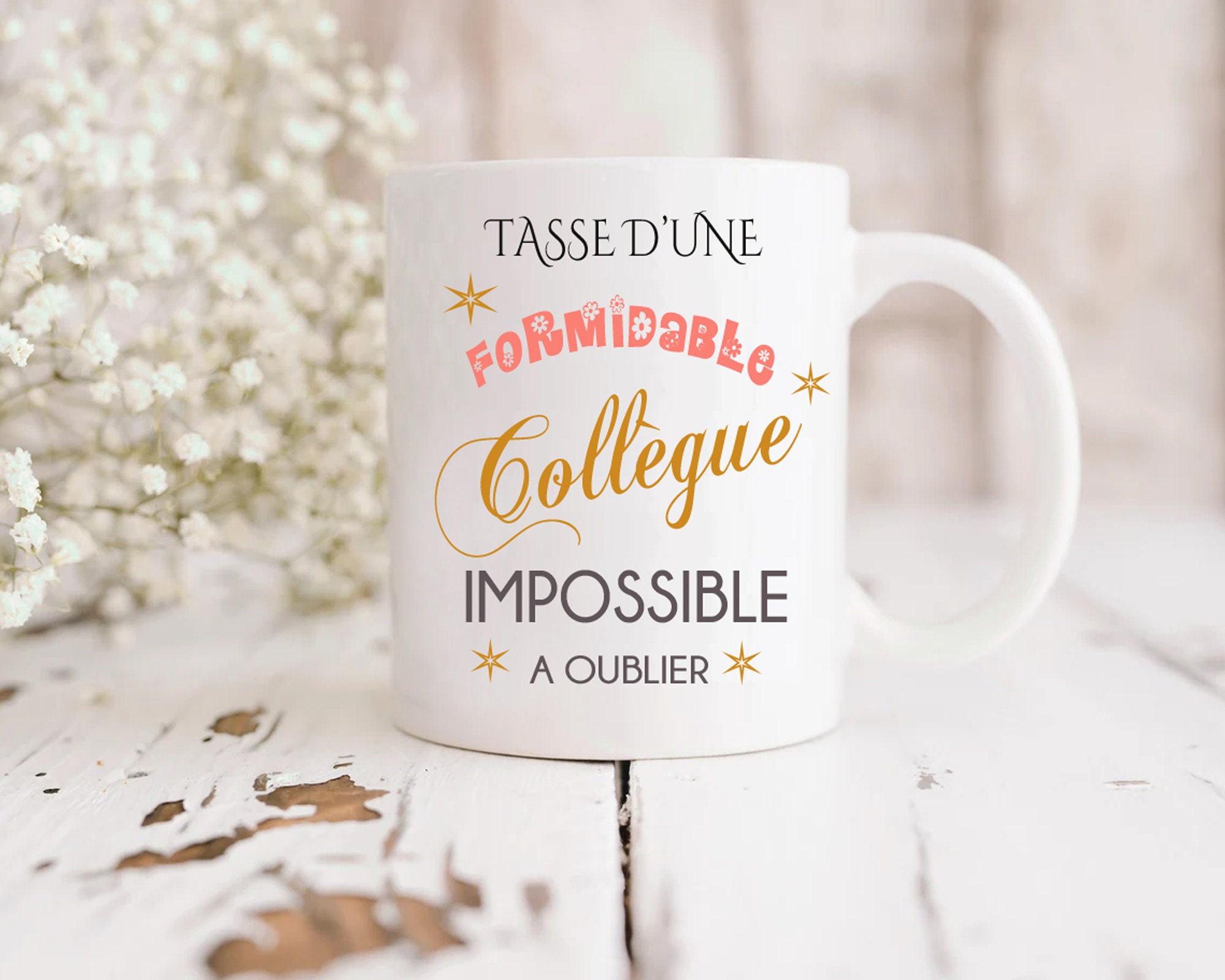 Mug et tasse personnalisée / Cadeau pour ses collègues