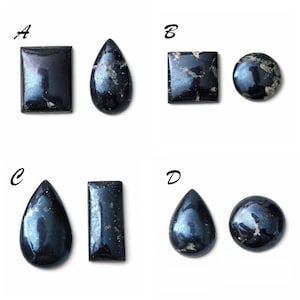 Covellite Cabochon | Covellite Gemstone | Covellite Blue Cab | Free Size Covellite | Pear Covellite Stone | Natural Covellite Cab