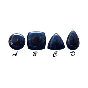 Covellite Cabochon | Covellite Gemstone | Covellite Blue Cab | Free Size Covellite | Pear Covellite Stone | Natural Covellite Cab
