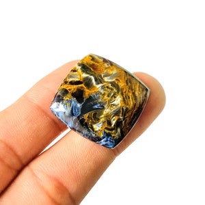Pietersite Cushion Cabochon | Natural Pietersite Stone | Pietersite Gemstone | Pietersite Cab | Brown Black Pietersite Jewellery
