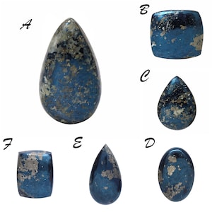 Covellite Cabochon | Covellite Gemstone | Covellite Blue Cab | Free Size Covellite | Pear Covellite Stone | Natural Covellite Cab