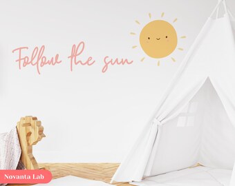 Escribir murales pegajosos Seguir el sol