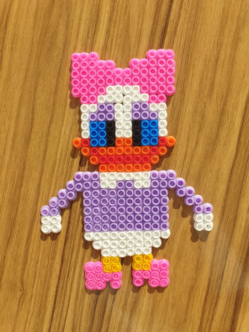 Donald Duck & Daisy Duck Hama Beads, Perler Beads Ornament Etsy