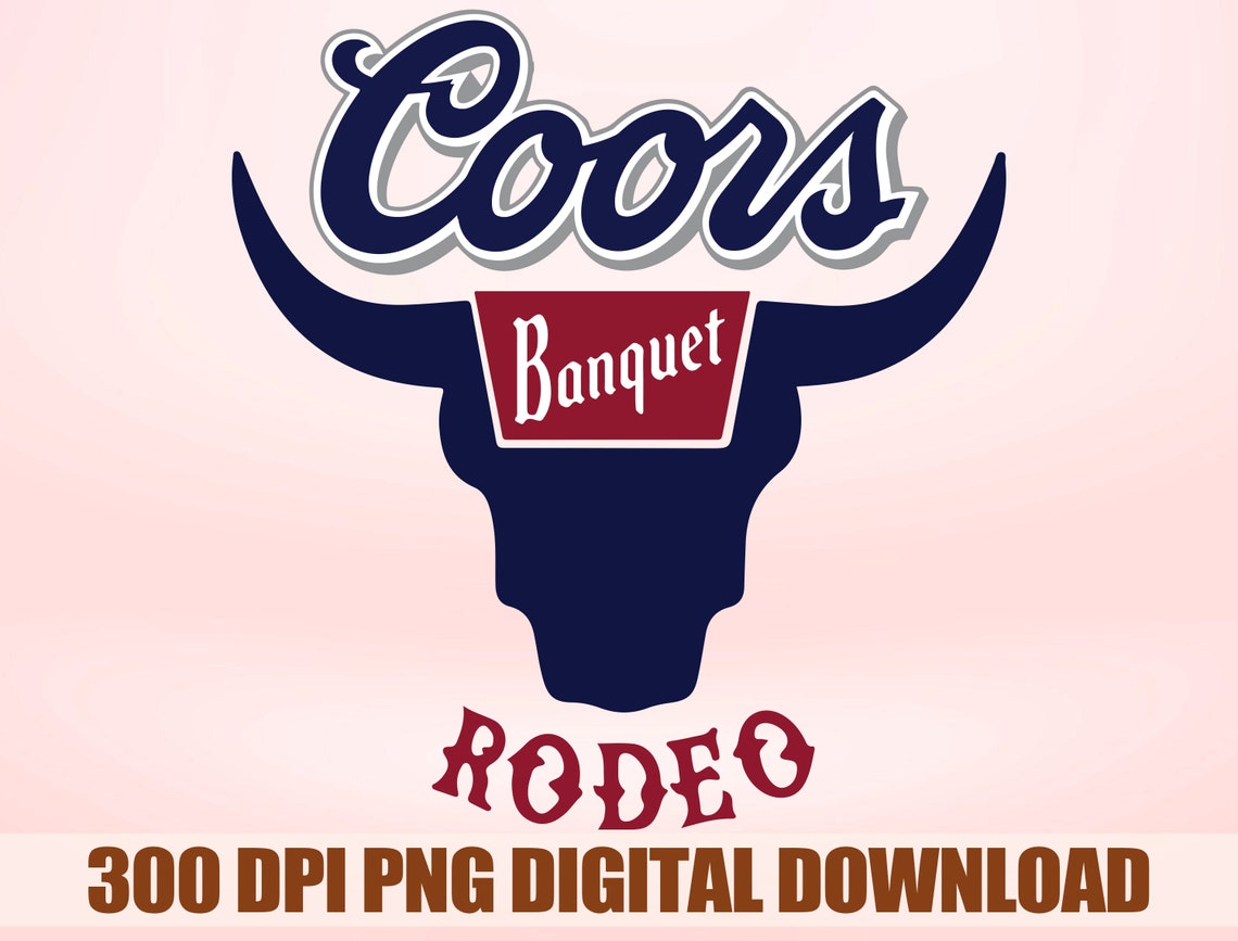Coors Banquet Rodeo Png Buffalo Head Png Western Cowboy Png Etsy