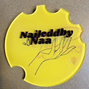 3D Acrylic Nailfie Photo Prop | Nail Tech Gifts | Acrylic Nailfie Disc | Prop For Nail Techs | Nail Selfie | Nail Photo Prop | Social Media