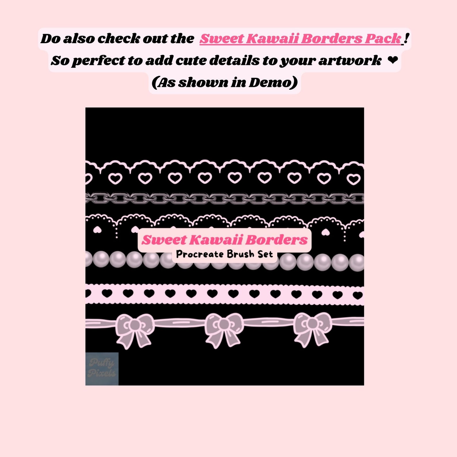 Kawaii Procreate Brushes Stamps Chibi Cute Cats Kitty Animals Pets ...