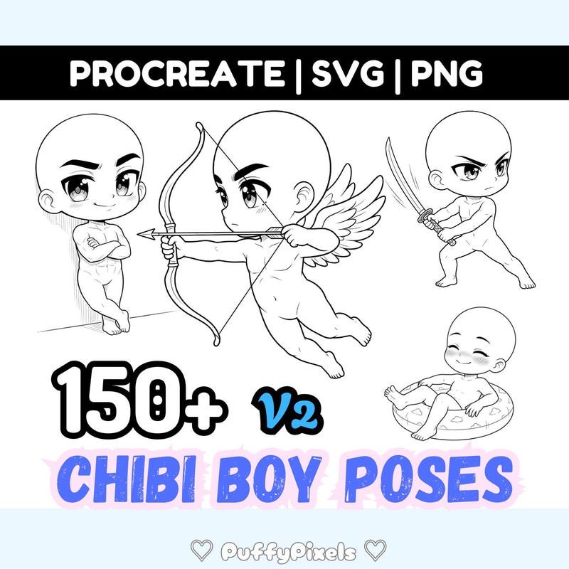 Chibi Body Base Png - Etsy