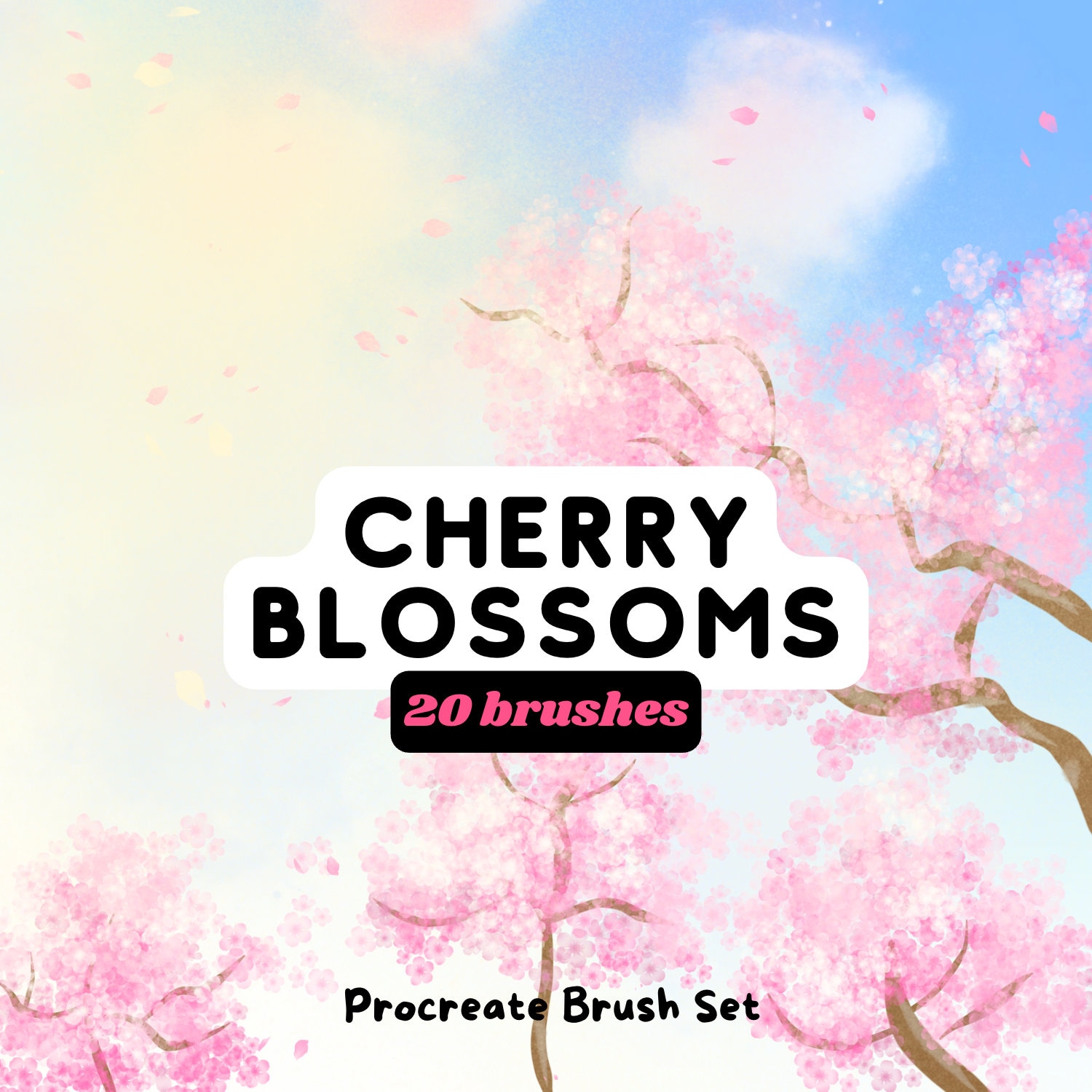 Cherry Blossoms Sakura Falling Petals Flowers Floral Anime Dreamy ...