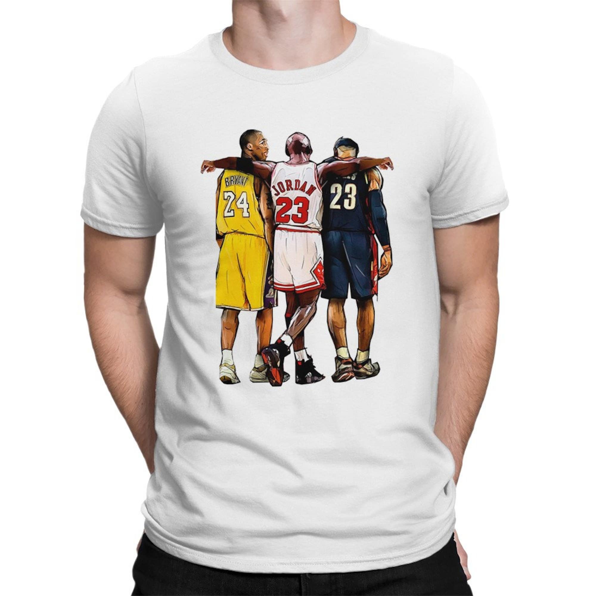 Discover Basketball Legends Art T-Shirt, Michael Jordan With LeBron James Shirt, Men's and Women's Sizes (owc-163)