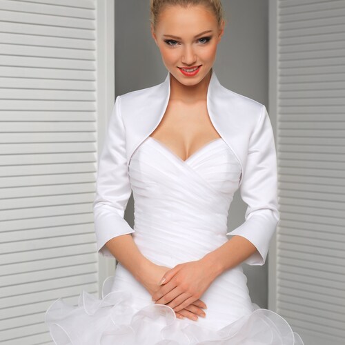chinese dress ladies Ivory Faux Fur Bridal Jacket (Anna Ivy07) XX-Large / Faux Fox Fur