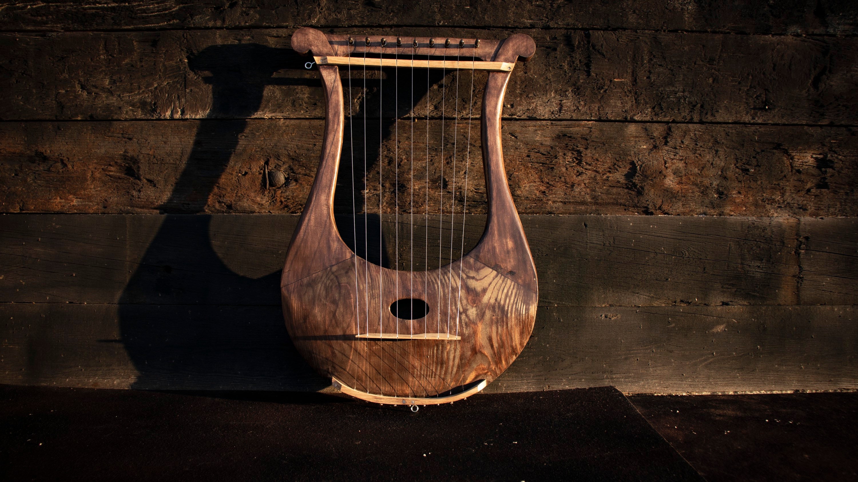 Celtic Classical Lyre 9strings Lyre Harp Big Lyre 60 Etsy
