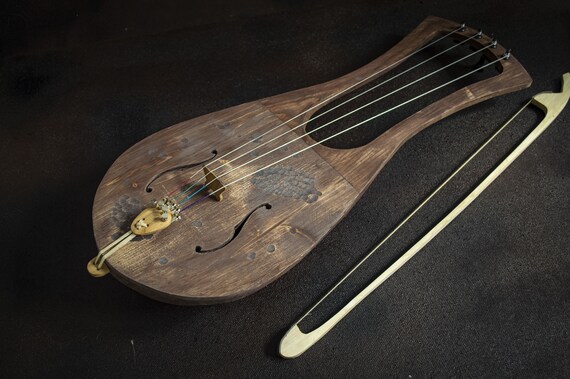 Forhåbentlig klimaks ordbog Alt-talharpa Alt-lyre Medieval Music Bowed Alt-violin - Etsy
