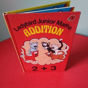 Vintage ladybird maths book 1980&#39;s addition book vintage educational book