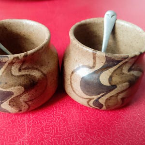 Vintage 70s Larbert Pottery Pinch Pots: Barbara Davidson Earth Wear