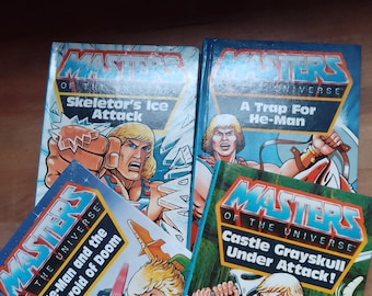 Meister des Universums He-Man Bücher Sammlung mit vier Erstausgaben