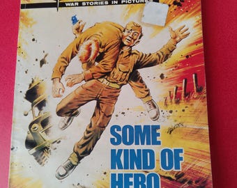 Bande dessinée commando 1982 état vintage, bande dessinée d'action, guerre de l'armée