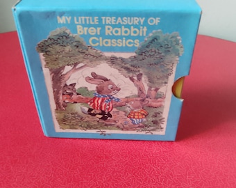 Vintage Broer Konijn miniboeken met harde kaft, 1990
