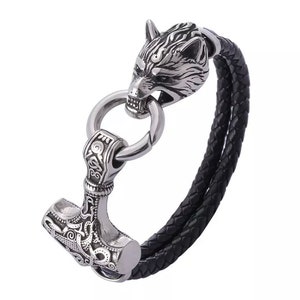 Leather lightning bracelet clearance