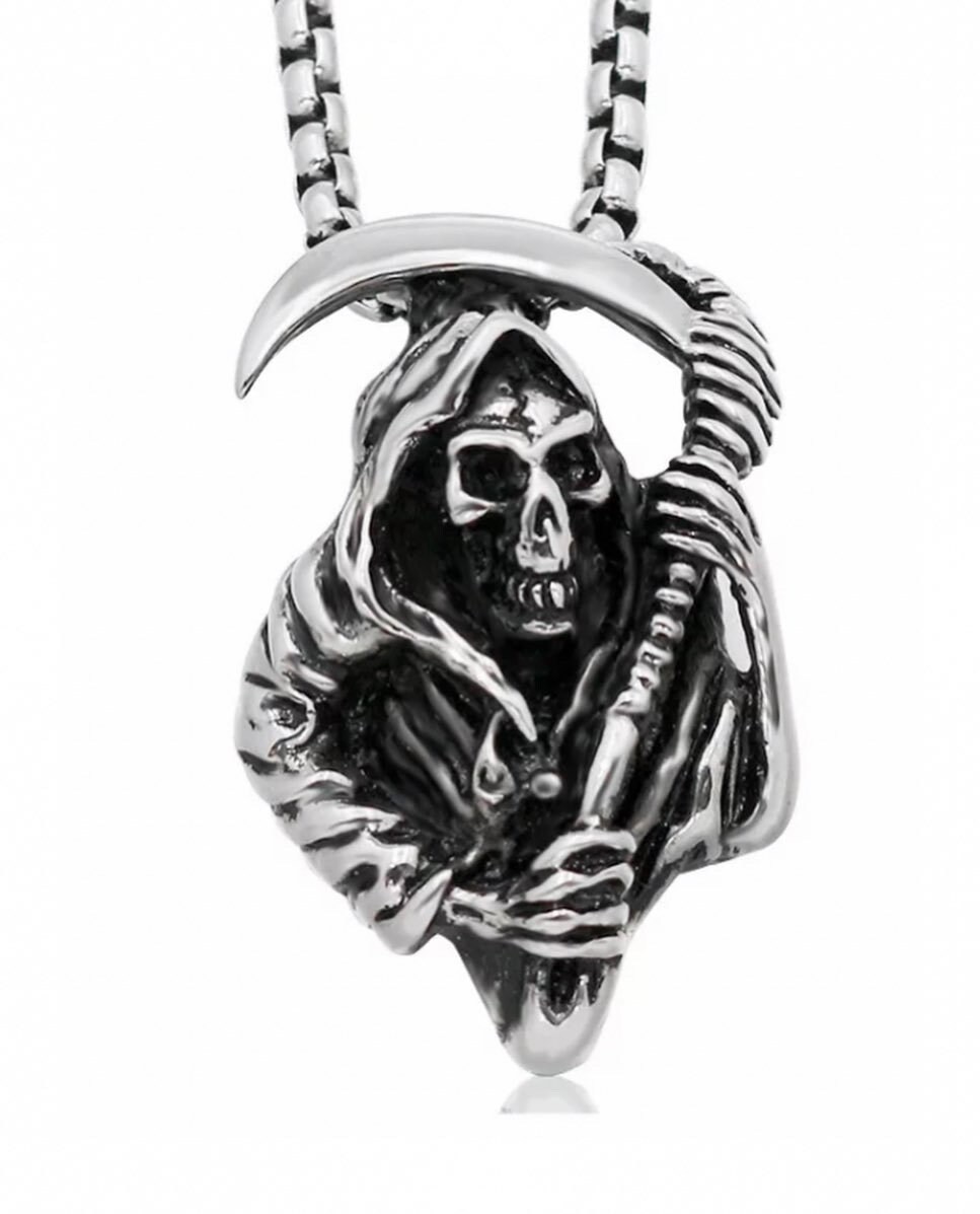 Grim reaper chain pendant Clearance