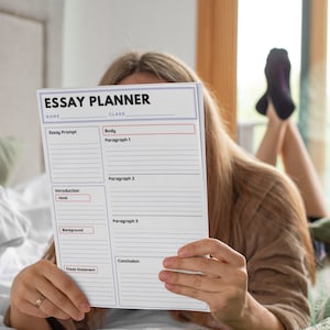 Essay Planner, Printable Planner, Digital Planner, Single planner, Downloadable Planner, Essay Writing