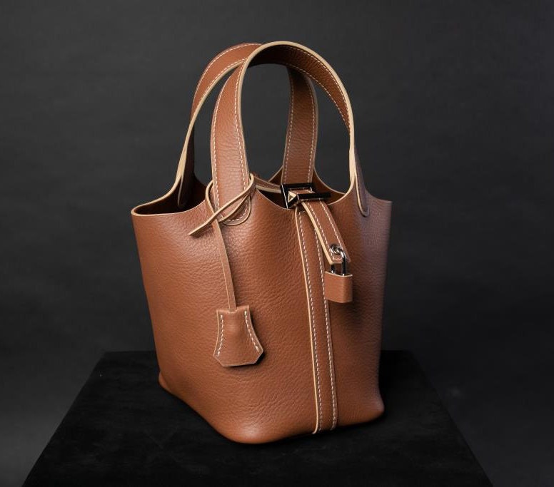 Hermes leather tote hot sale