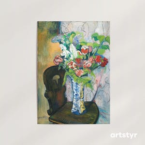 Spring Flowers · 20+ Sizes · Suzanne Valadon, 1928 · Giclée Wall Art Poster · Valadon Spring Flowers · Ready to Frame