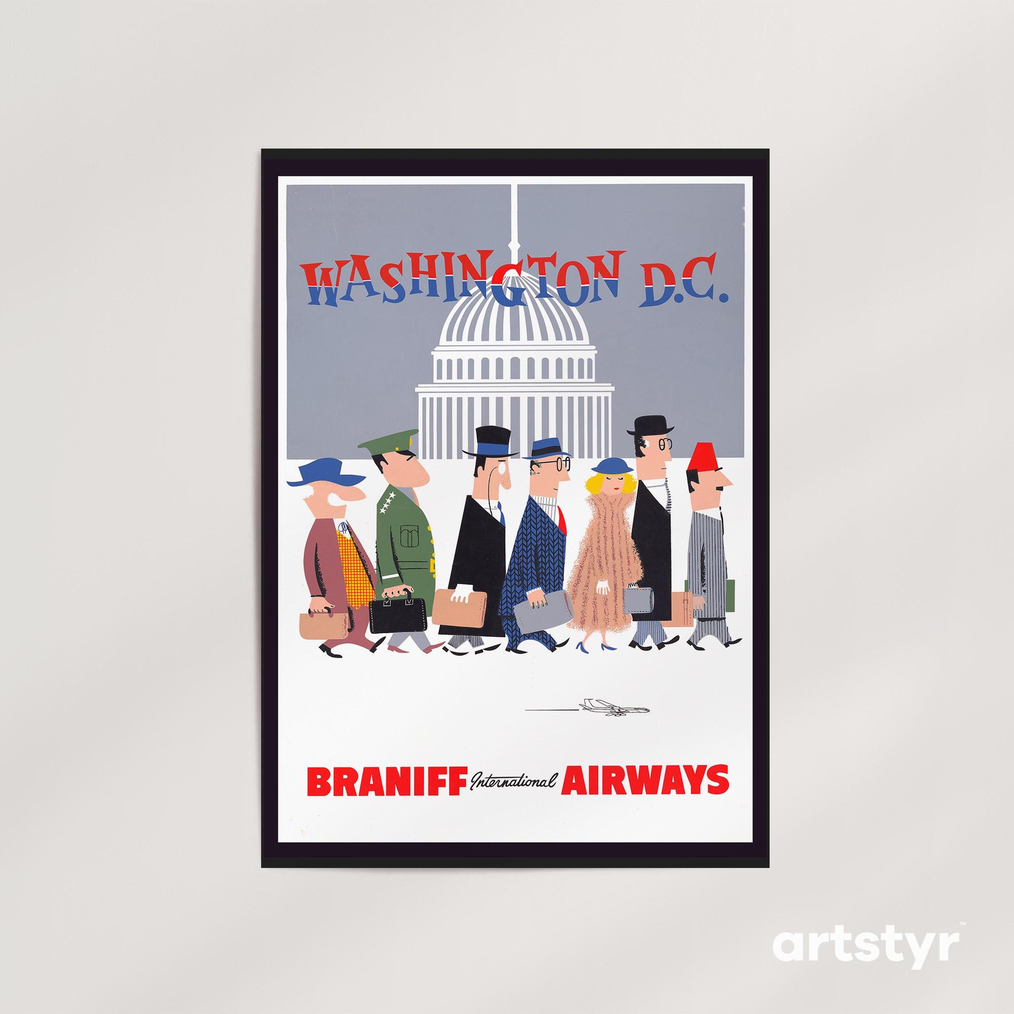 Braniff airlines posters - Etsy 日本