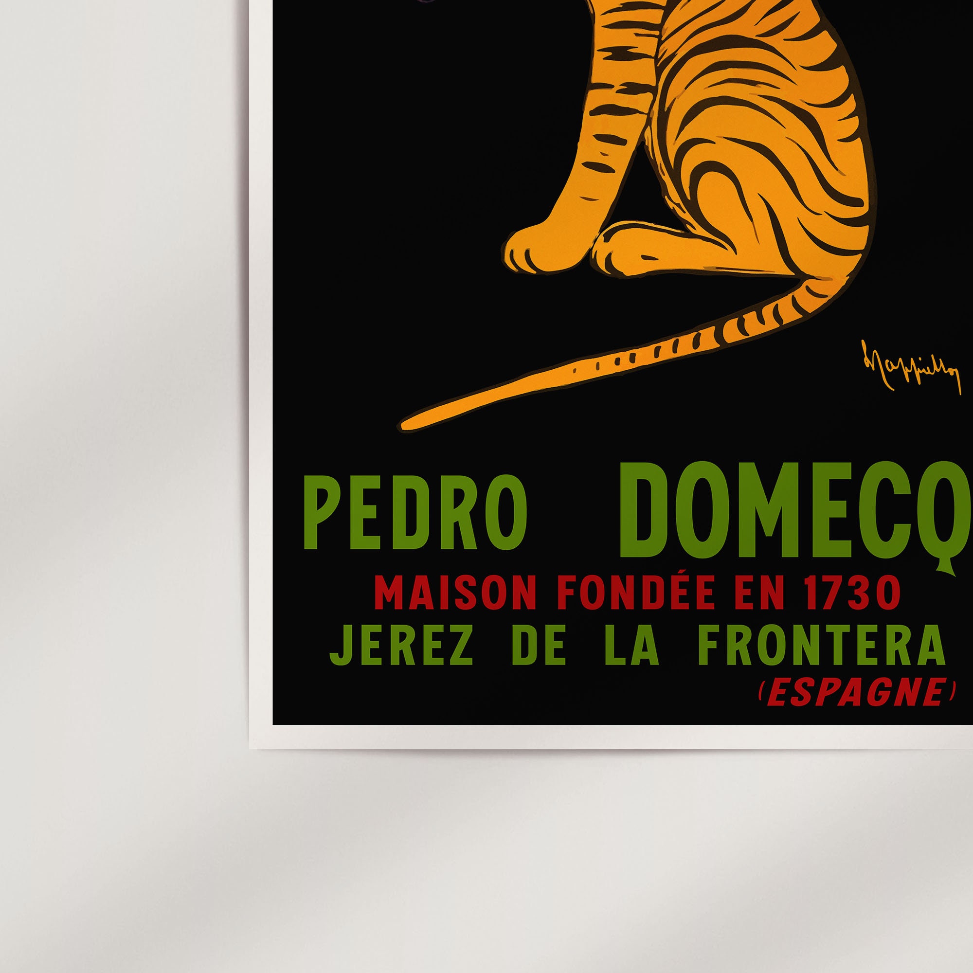 Pedro Domecq by Leonetto Cappiello (1912) Premium Wall Art
