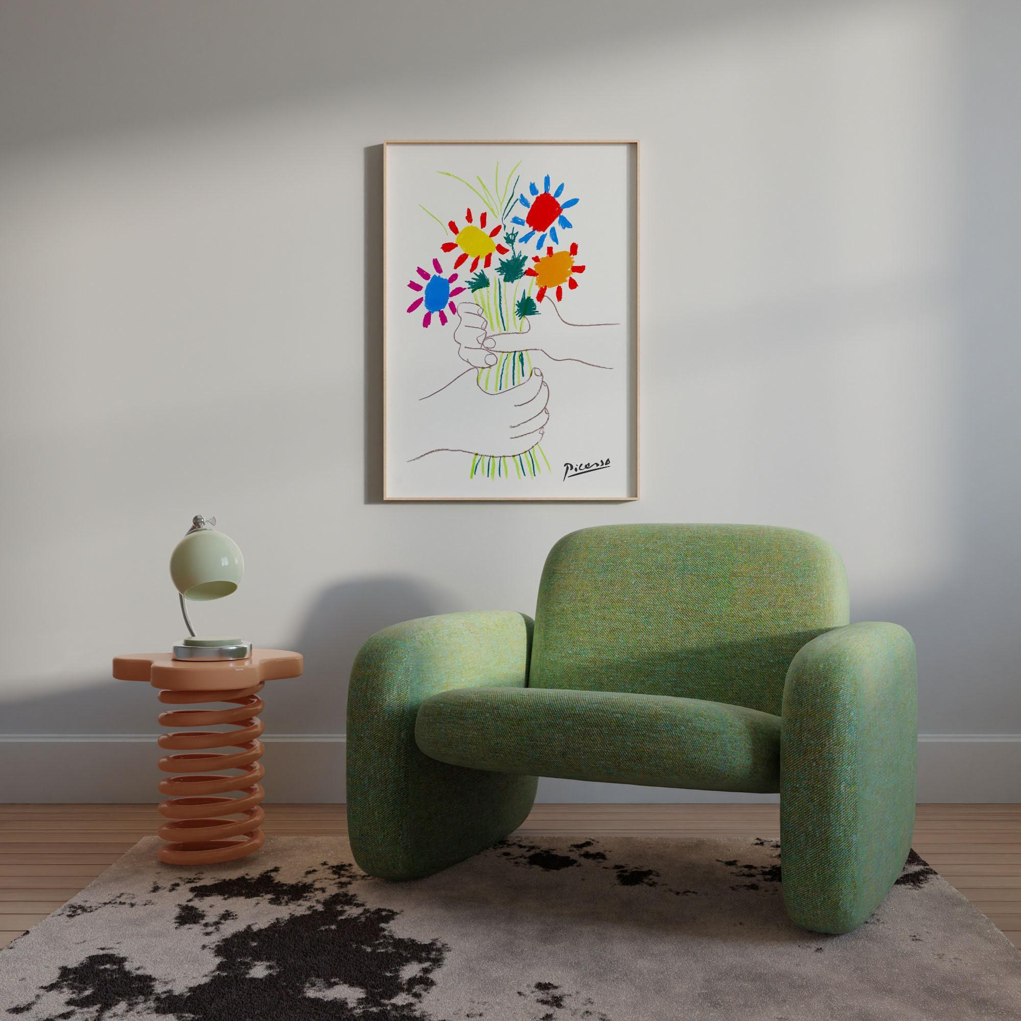 ピカソ「平和の花束」プリント • 1958年 リトグラフ ウォールアート
