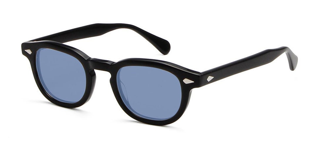 BLACK X MIDNIGHT Vintage Style Acetate Sunglasses Moscot Lemtosh Tart ...