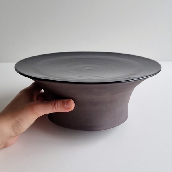 Pottery Cake Stand Etsy
