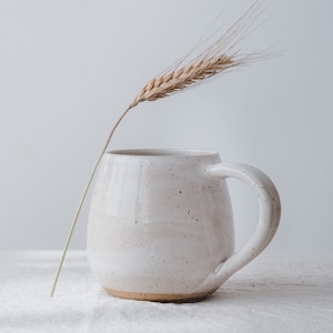 White Speckled Mug