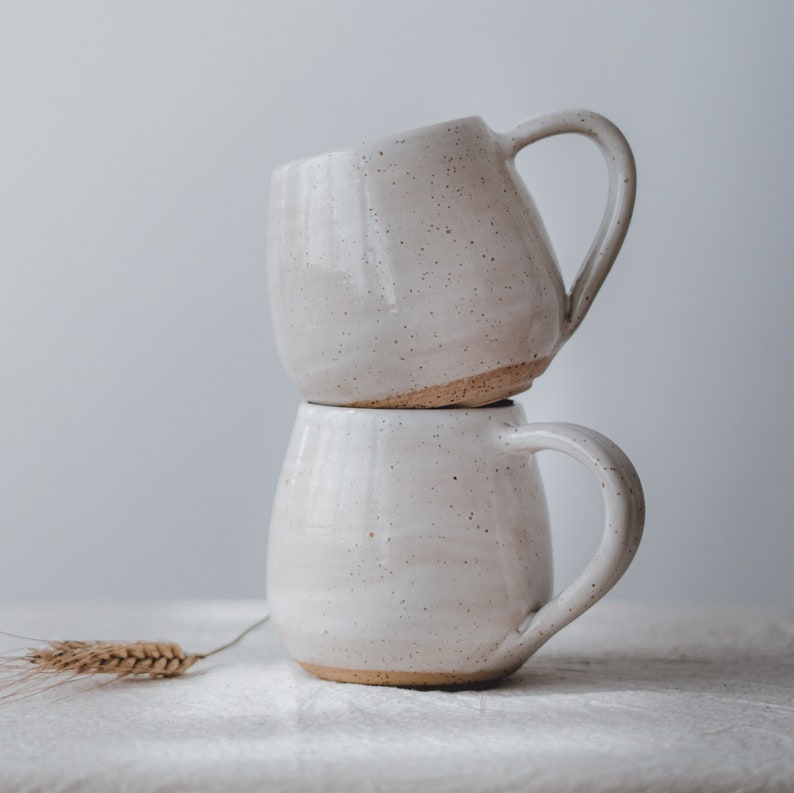 Beige Rustic Mugs