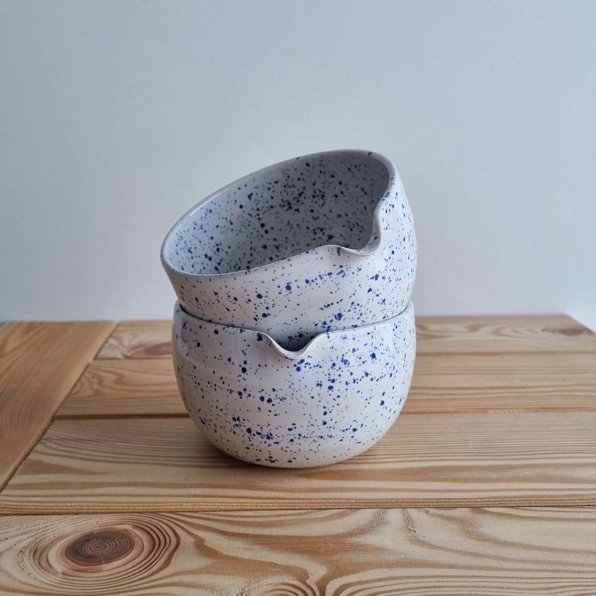 Handmade Matcha Bowl with Spout Set