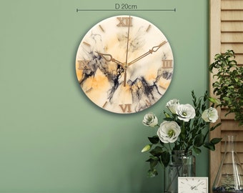 Resin wall clock unique  Wall clock housewarming gift Epoxy resin clock anniversary gift