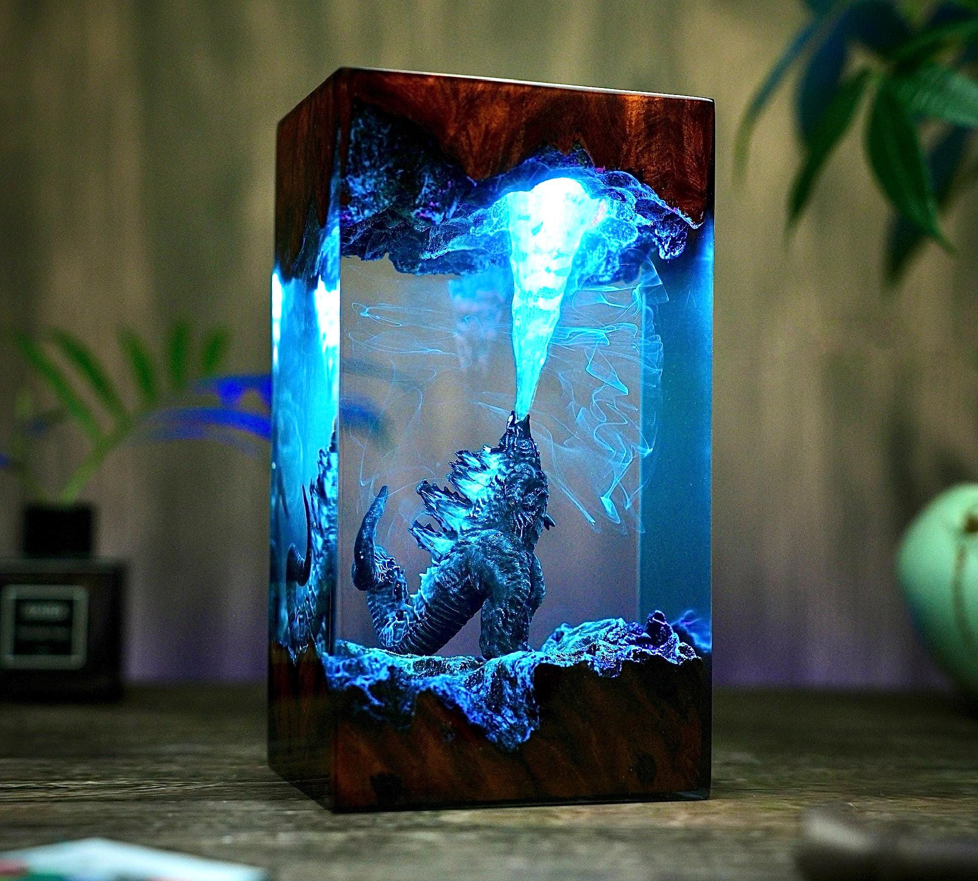 Godzilla night lamp - Etsy 日本