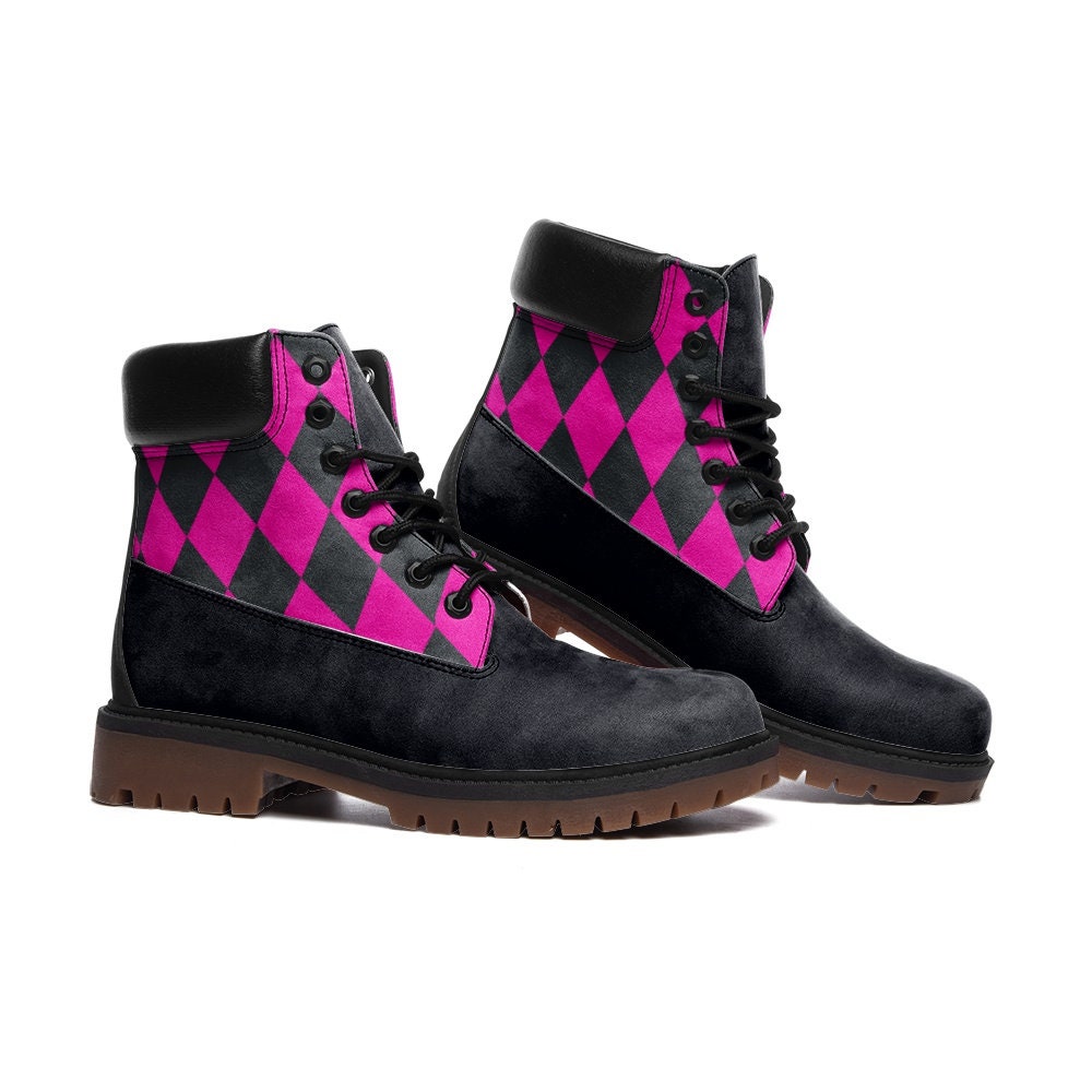 Pink Timberland Boots Etsy Singapore